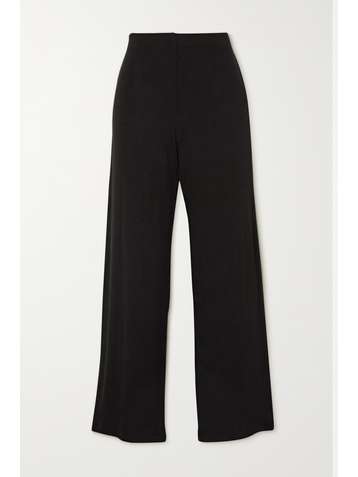LESET Lori stretch-jersey wide-leg pants