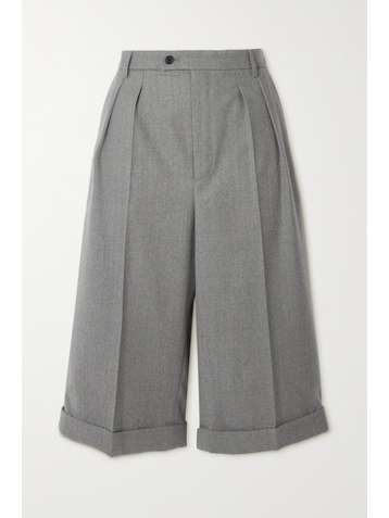 SAINT LAURENT Short en serge de laine