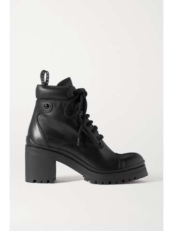 MIU MIU Leather ankle boots