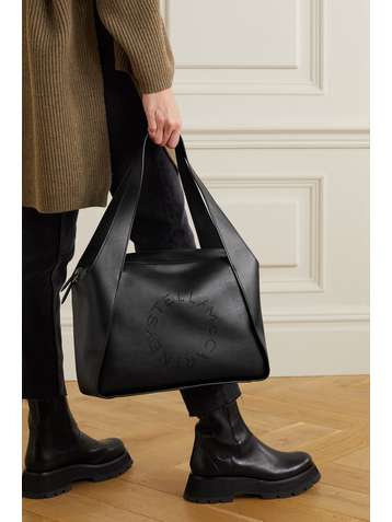 STELLA MCCARTNEY Perforated vegetarian leather tote