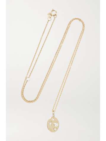 STONE AND STRAND 14-karat gold diamond necklace