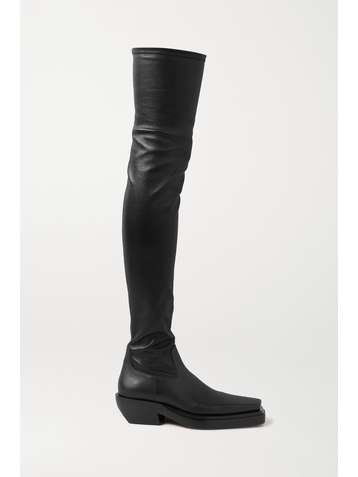 BOTTEGA VENETA Leather over-the-knee boots