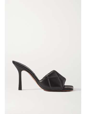 BOTTEGA VENETA Debossed leather mules