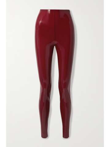SAINT LAURENT Latex leggings + Latex Care cleaning kit 3 x 30ml bottles (Vividress, Vivishine, Viviclean)
