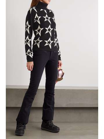 PERFECT MOMENT Star Dust intarsia merino wool turtleneck sweater