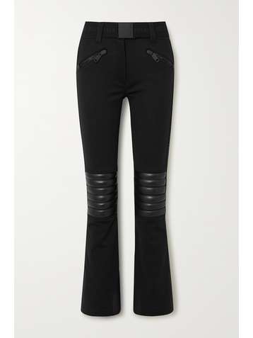 GOLDBERGH Rocky quilted faux leather-paneled ski pants