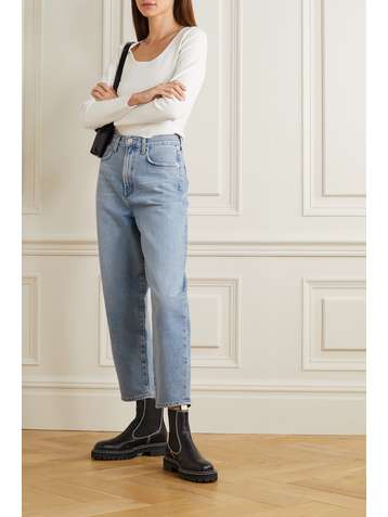 AGOLDE Balloon high-rise tapered jeans