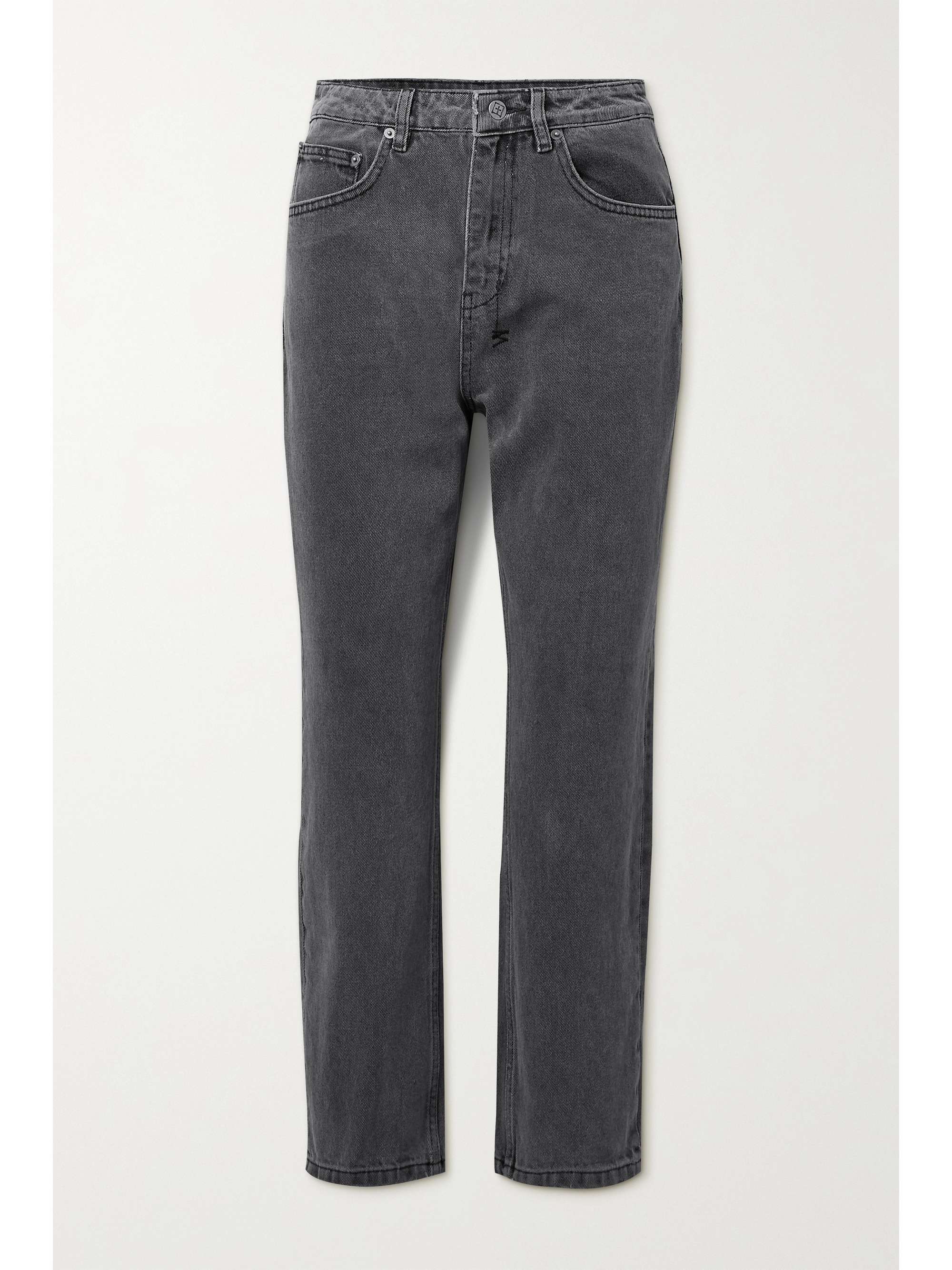 Anthracite Chlo Wasted cropped high 