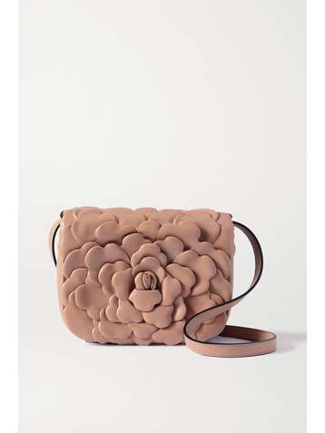 VALENTINO Valentino Garavani 03 Rose Edition Atelier small leather shoulder bag