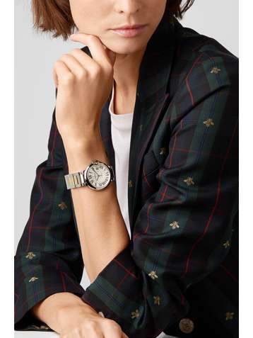 CARTIER Ballon Bleu de Cartier Automatic 36.6mm 18-karat gold and stainless steel watch