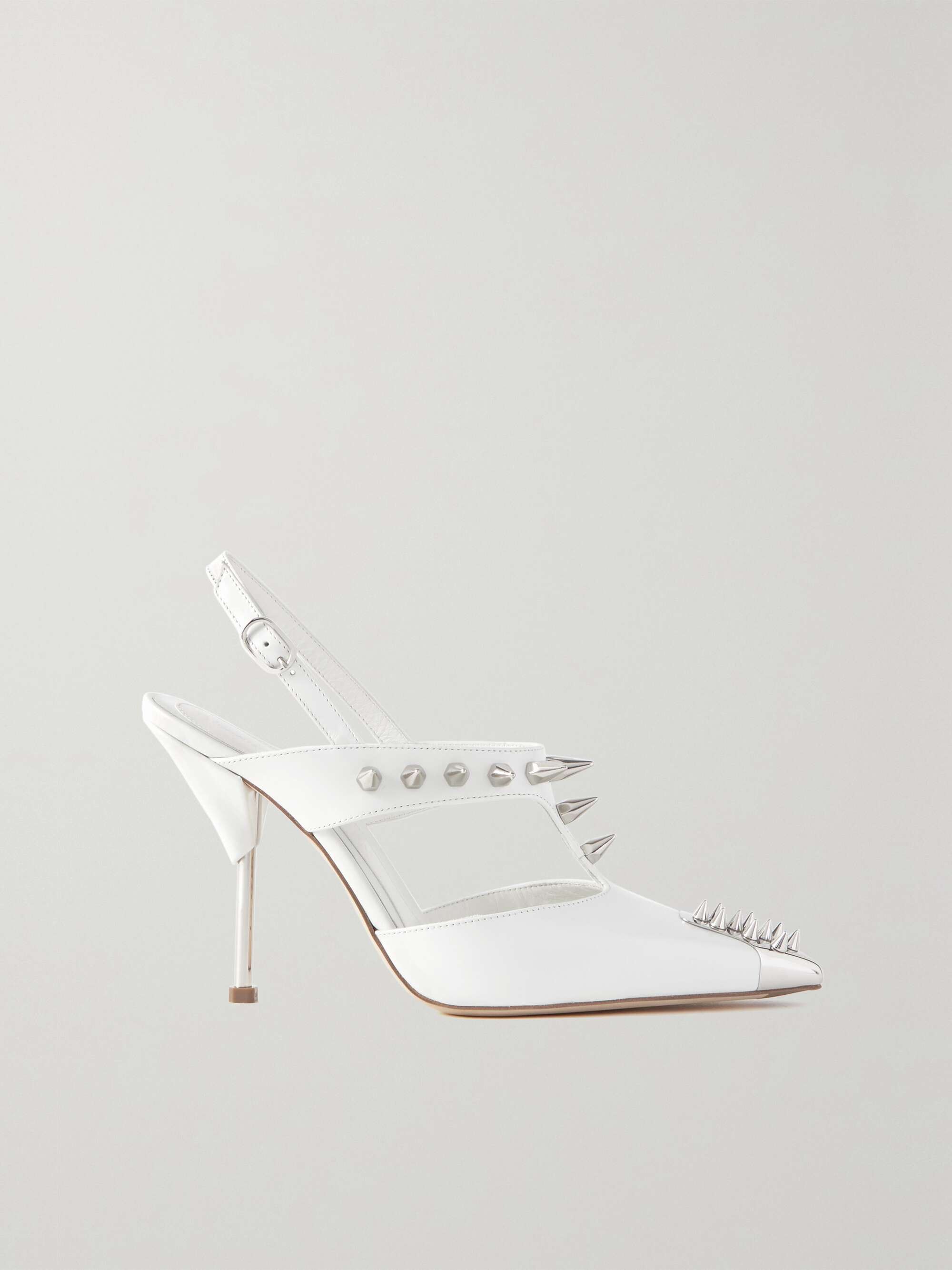 white studded alexander mcqueen