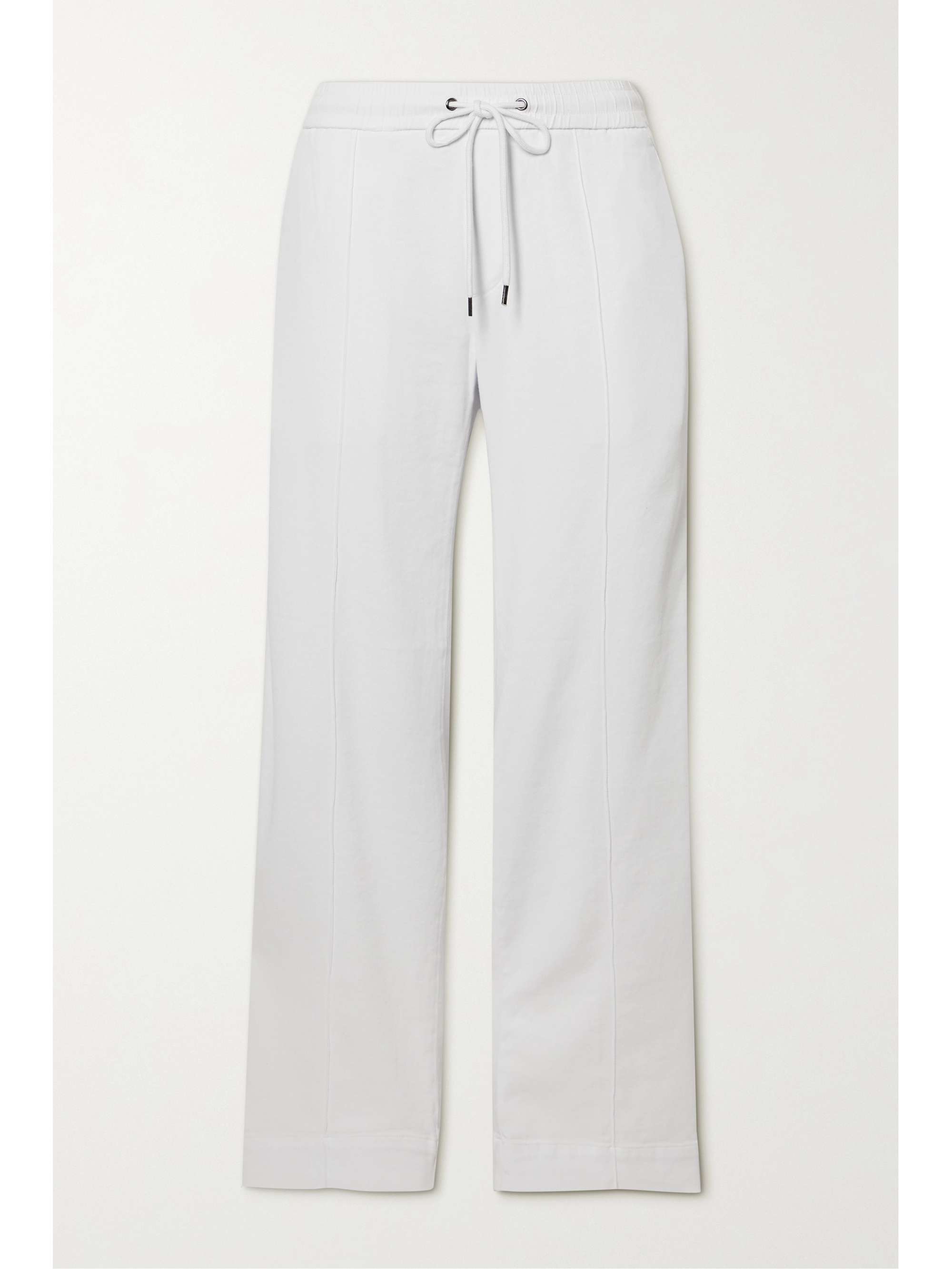 modal-blend twill wide-leg pants 