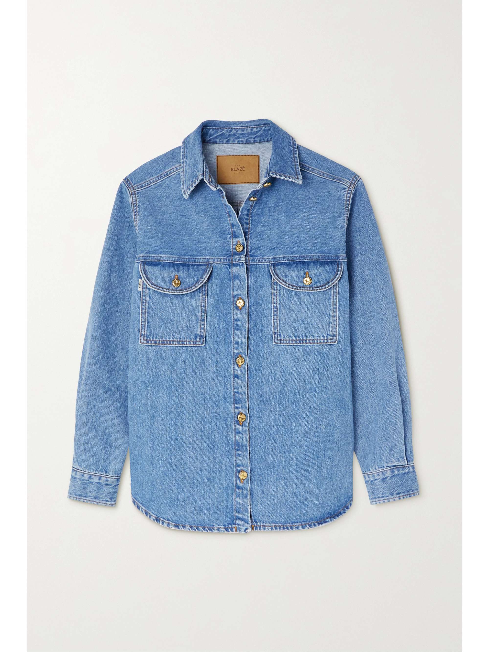 Light denim Denim Shirt | BLAZÉ MILANO 