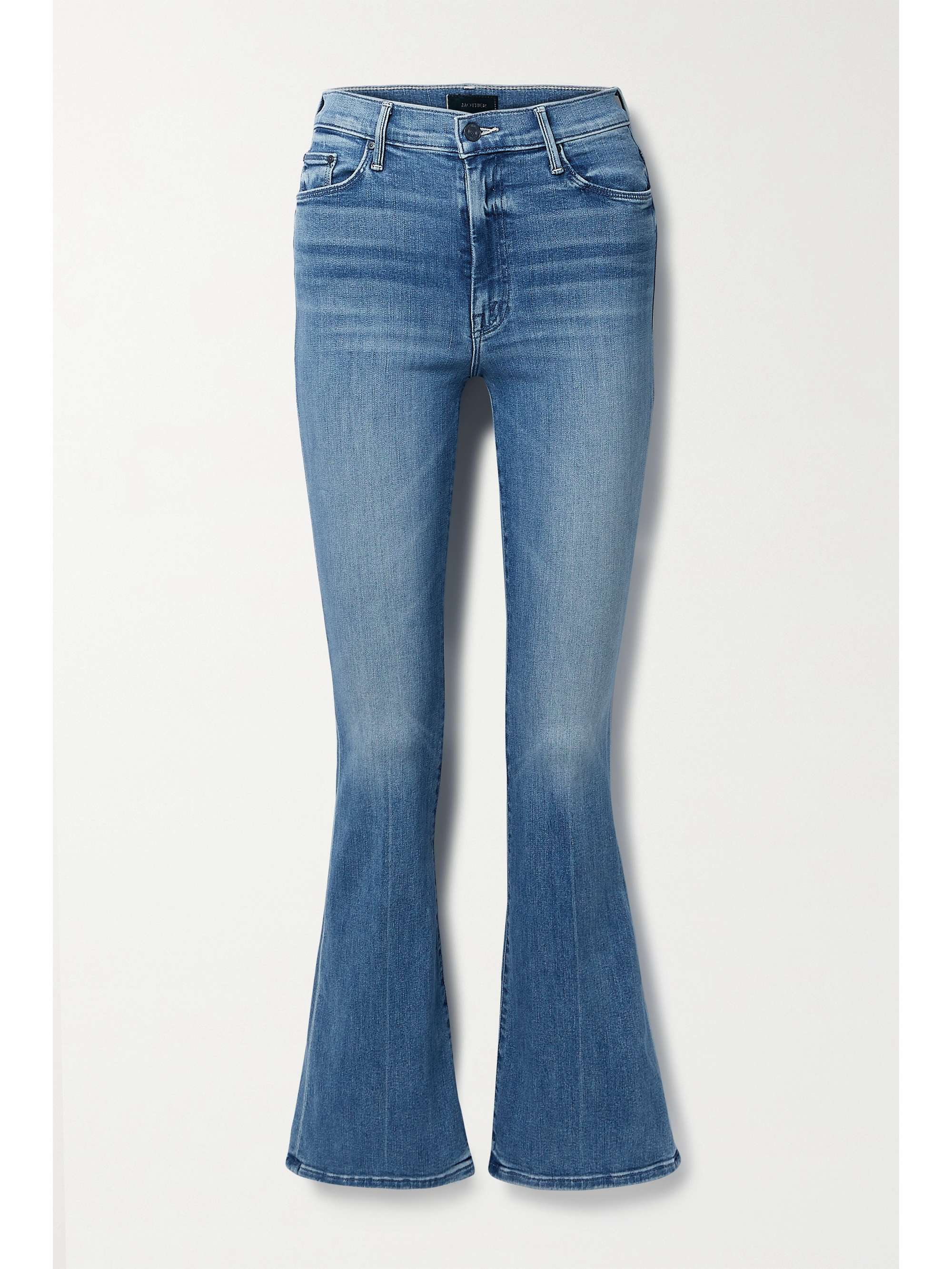 rise flared jeans | MOTHER 