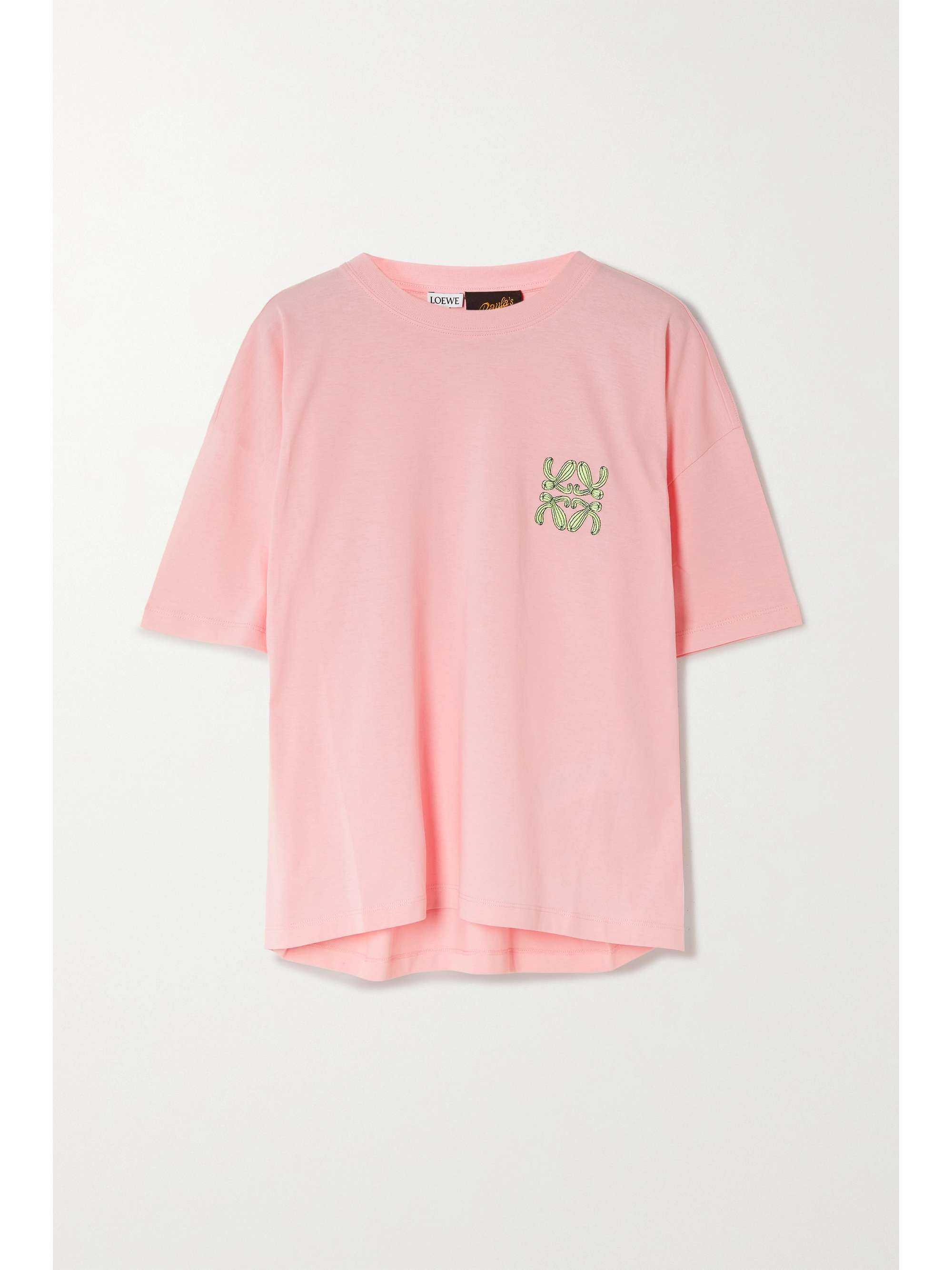 Paula's Ibiza embroidered cotton-jersey 