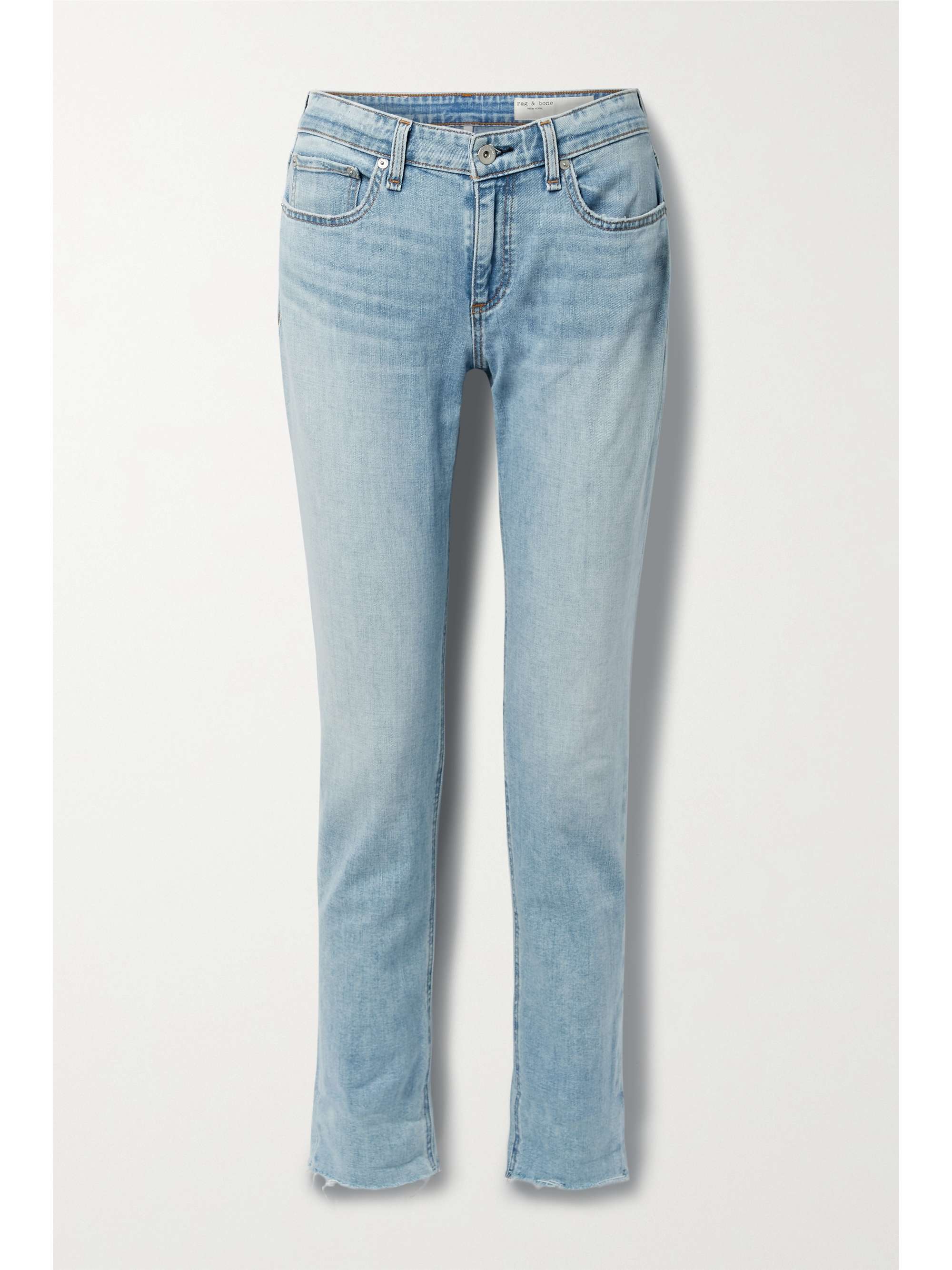 Light denim Dre low-rise jeans | RAG 