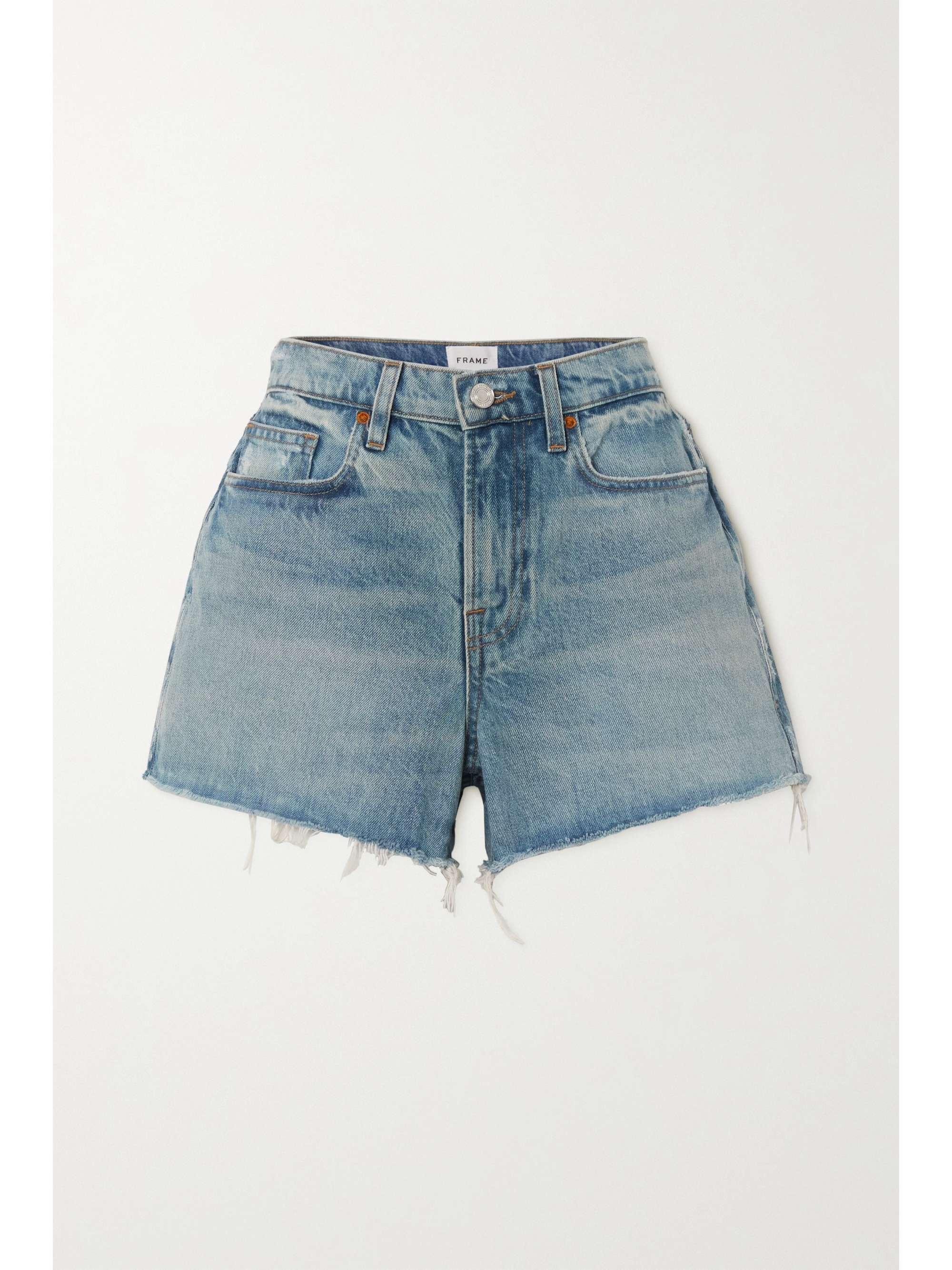 Mid denim Le Brigette distressed denim 
