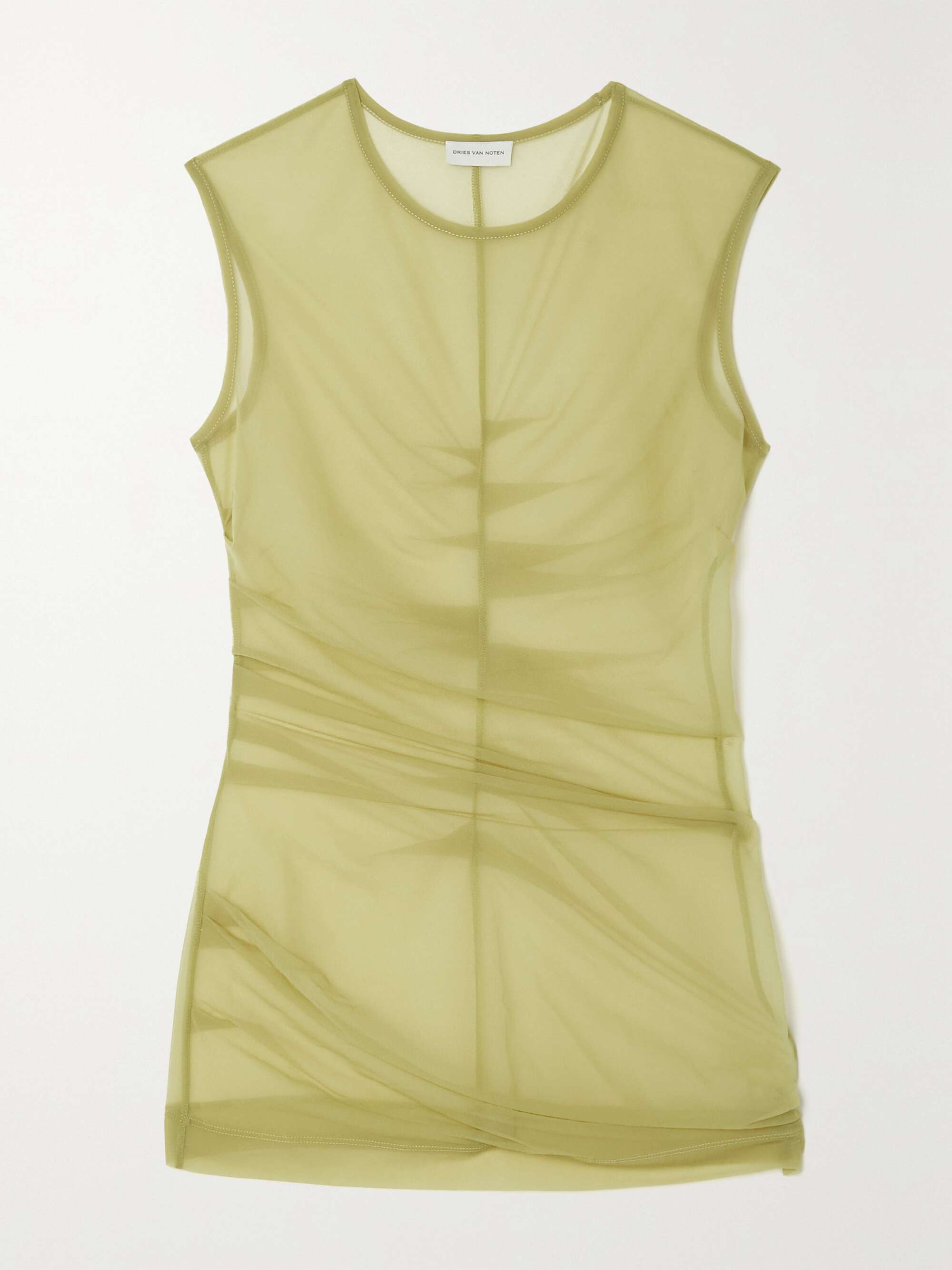 Yellow Chiffon blouse | DRIES VAN NOTEN 