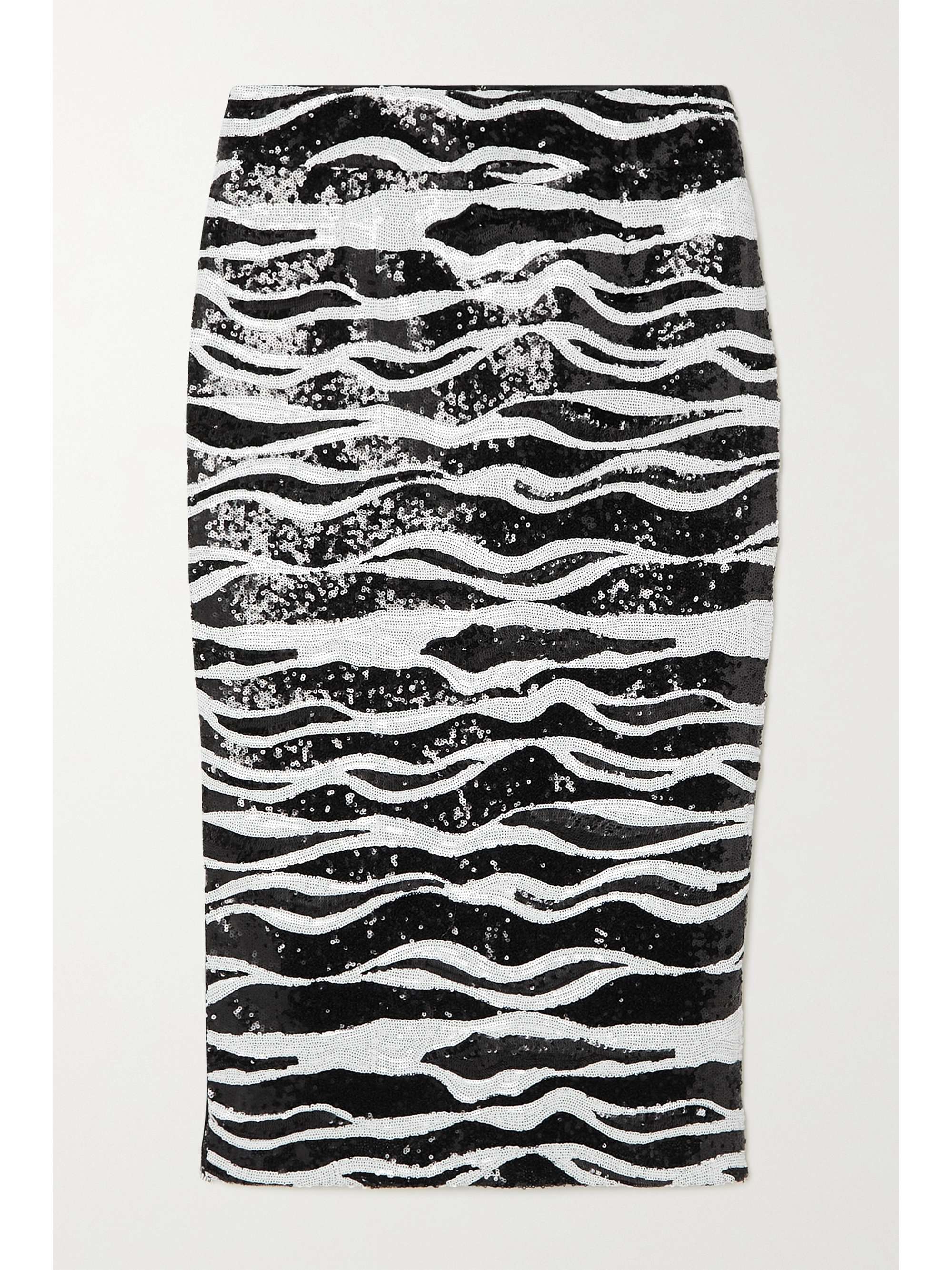 Zebra print Sequin-embellished lace 