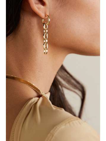 LOREN STEWART Gold earrings