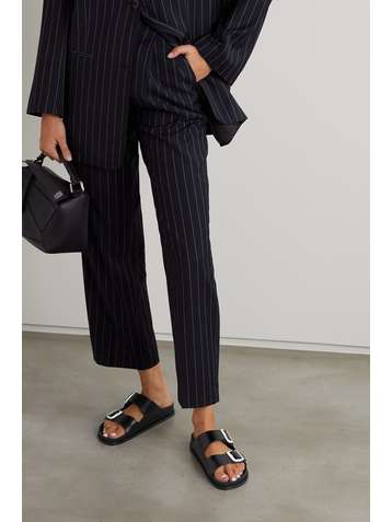 BIRKENSTOCK + NET A PORTER Arizona leather sandals