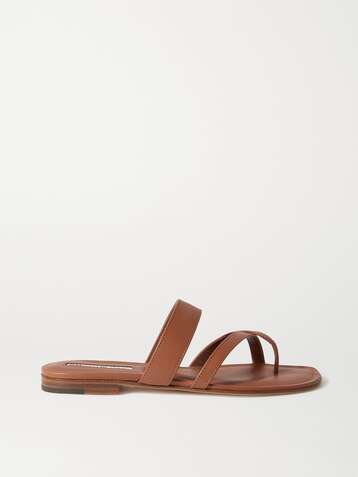 MANOLO BLAHNIK Susa leather sandals