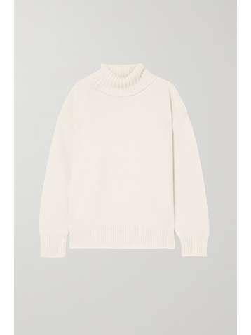 EXTREME CASHMERE N°20 Oversize Xtra cashmere-blend turtleneck sweater