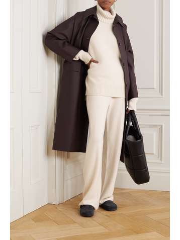 EXTREME CASHMERE N°20 Oversize Xtra cashmere-blend turtleneck sweater