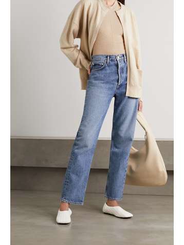 EXTREME CASHMERE Wies cropped cashmere-blend halterneck top