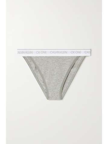 CALVIN KLEIN Culotte en coton et modal mélangés stretch chinés CK One