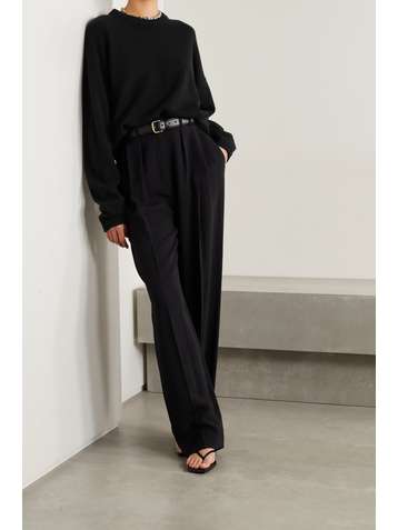 THE ROW Cirane merino wool and cashmere-blend sweater