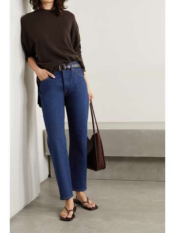 THE ROW Lesley high-rise straight-leg jeans