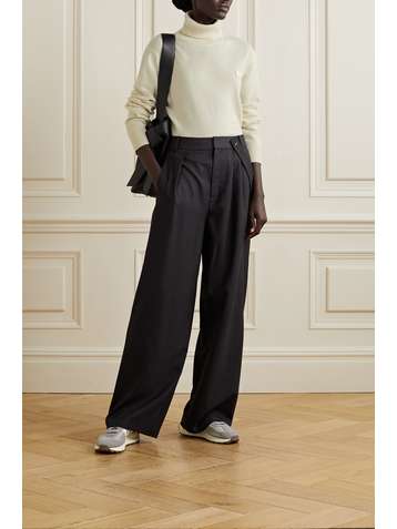 ACNE STUDIOS Appliquéd wool turtleneck sweater