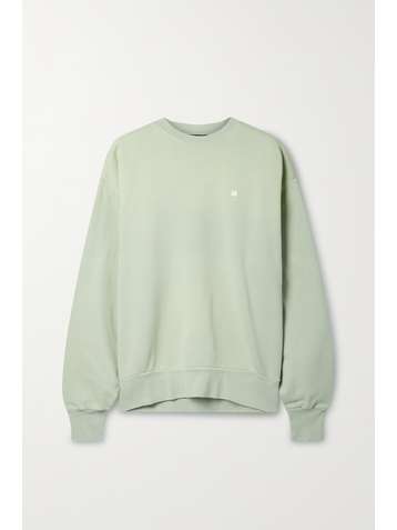 ACNE STUDIOS Oversized appliquéd cotton-jersey sweatshirt