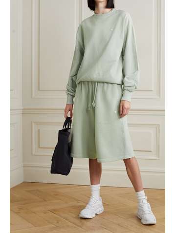 ACNE STUDIOS Oversized appliquéd cotton-jersey sweatshirt