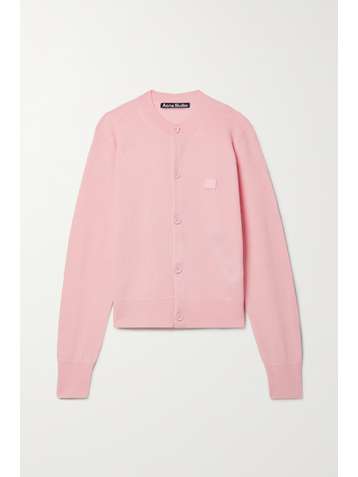 ACNE STUDIOS Appliquéd wool cardigan