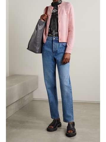 ACNE STUDIOS Appliquéd wool cardigan