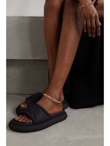 LOREN STEWART Gold-plated sterling silver anklet