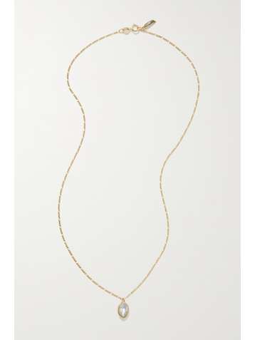LOREN STEWART 14-karat gold topaz necklace