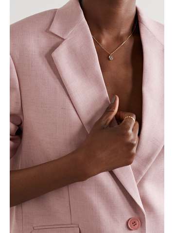 LOREN STEWART 14-karat gold topaz necklace