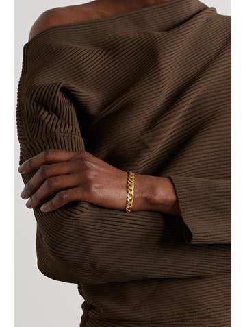 LOREN STEWART Gold-plated sterling silver bracelet