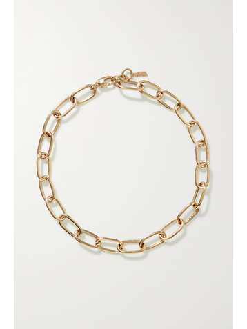 LOREN STEWART XL 14-karat gold necklace