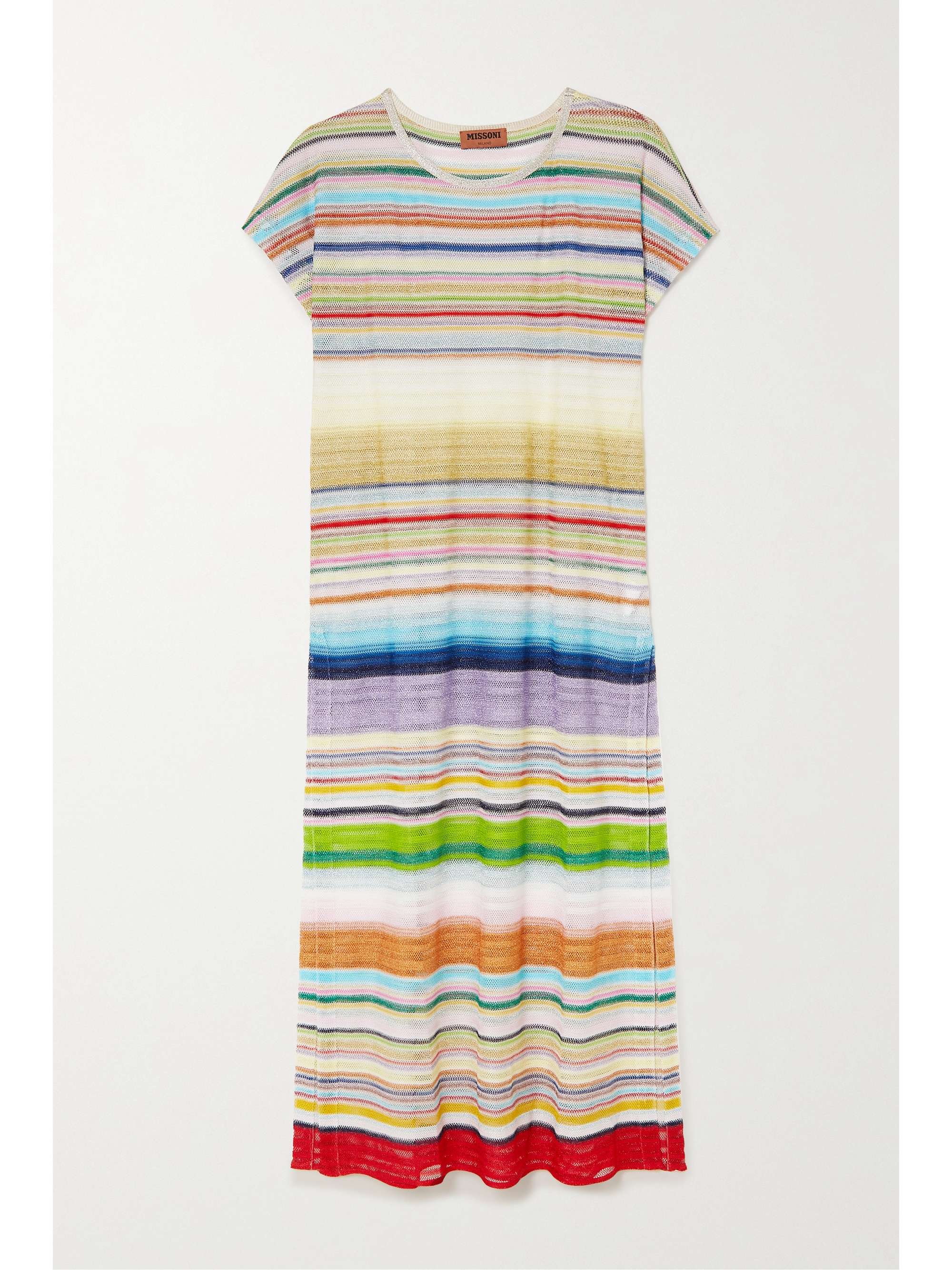 Cream Mare metallic striped crochet 