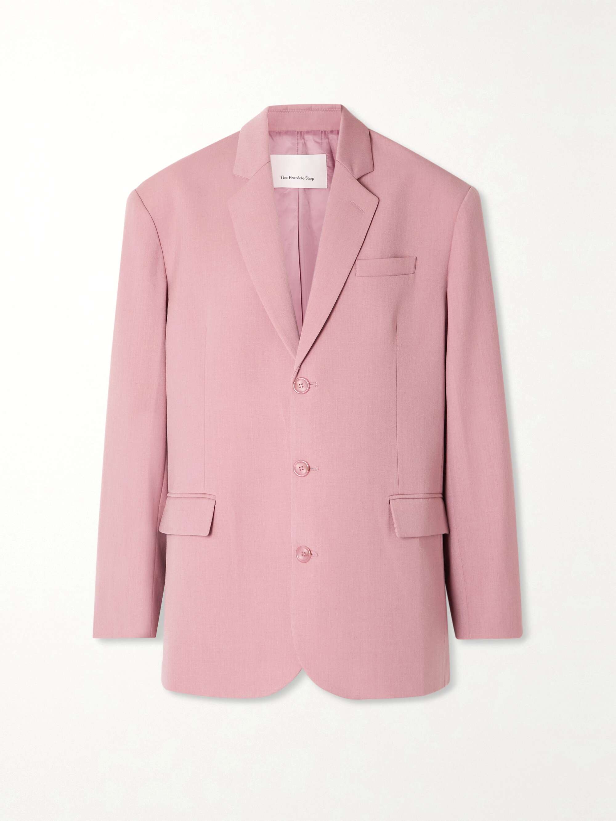 FRANKIE SHOP Gelso oversized grain de poudre blazer | NET-A-PORTER