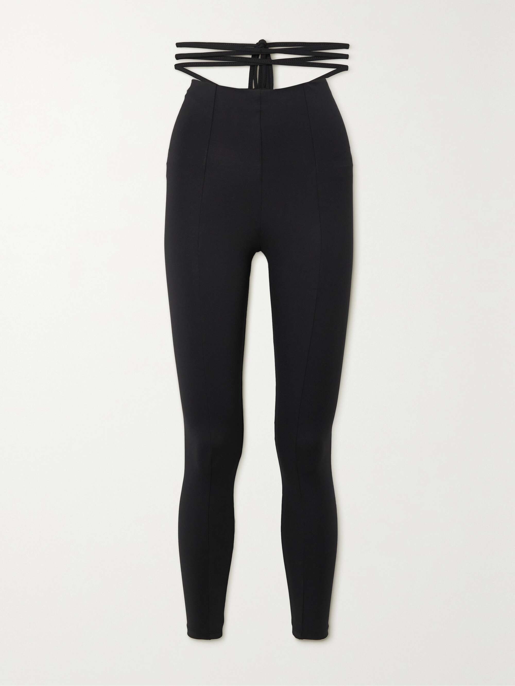 Black Barcelona stretch-jersey leggings 