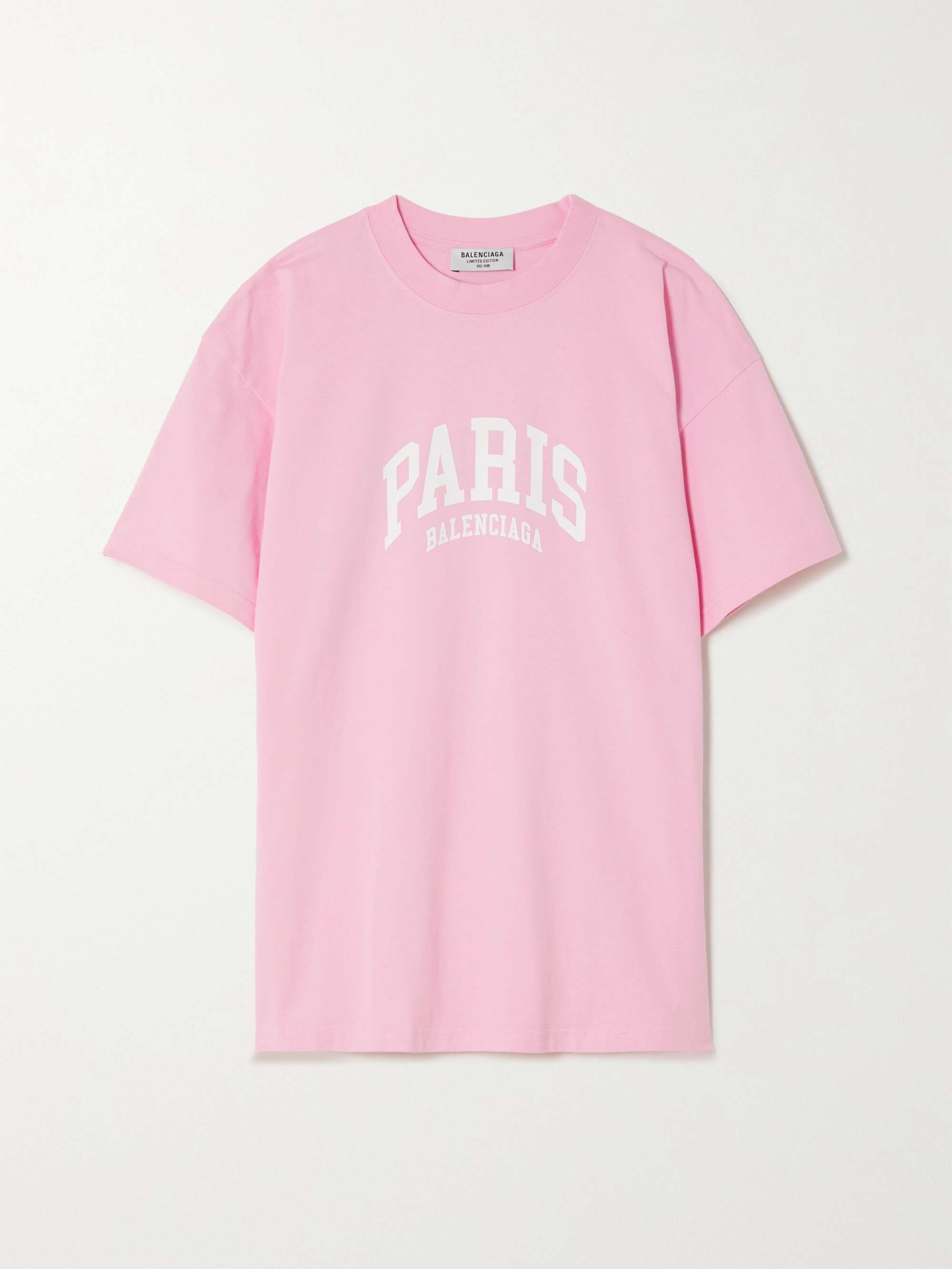 BALENCIAGA Printed cotton-jersey T-shirt | NET-A-PORTER