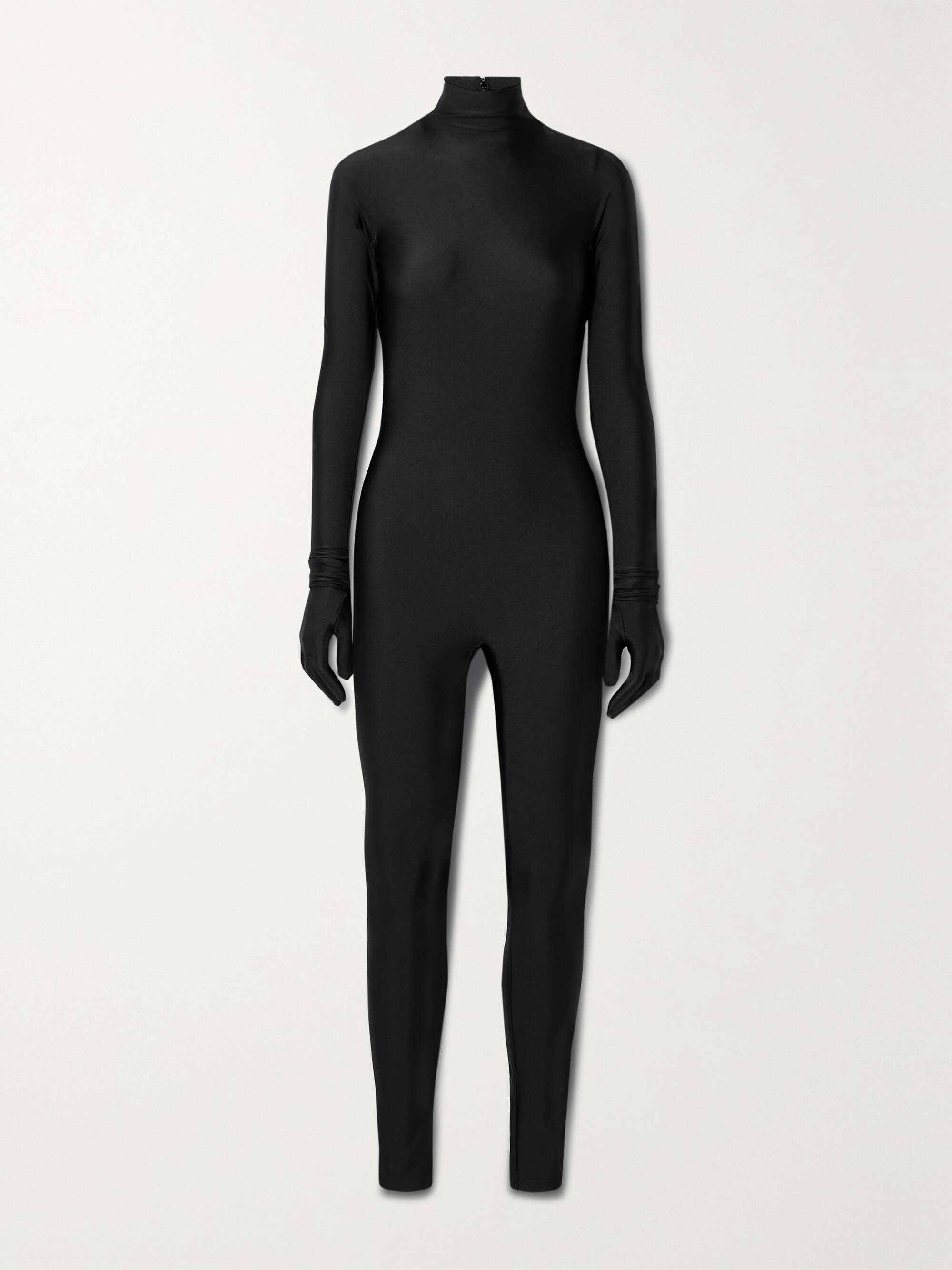 STRETCH JERSEY LONG SLEEVE TURTLENECK BODYSUIT