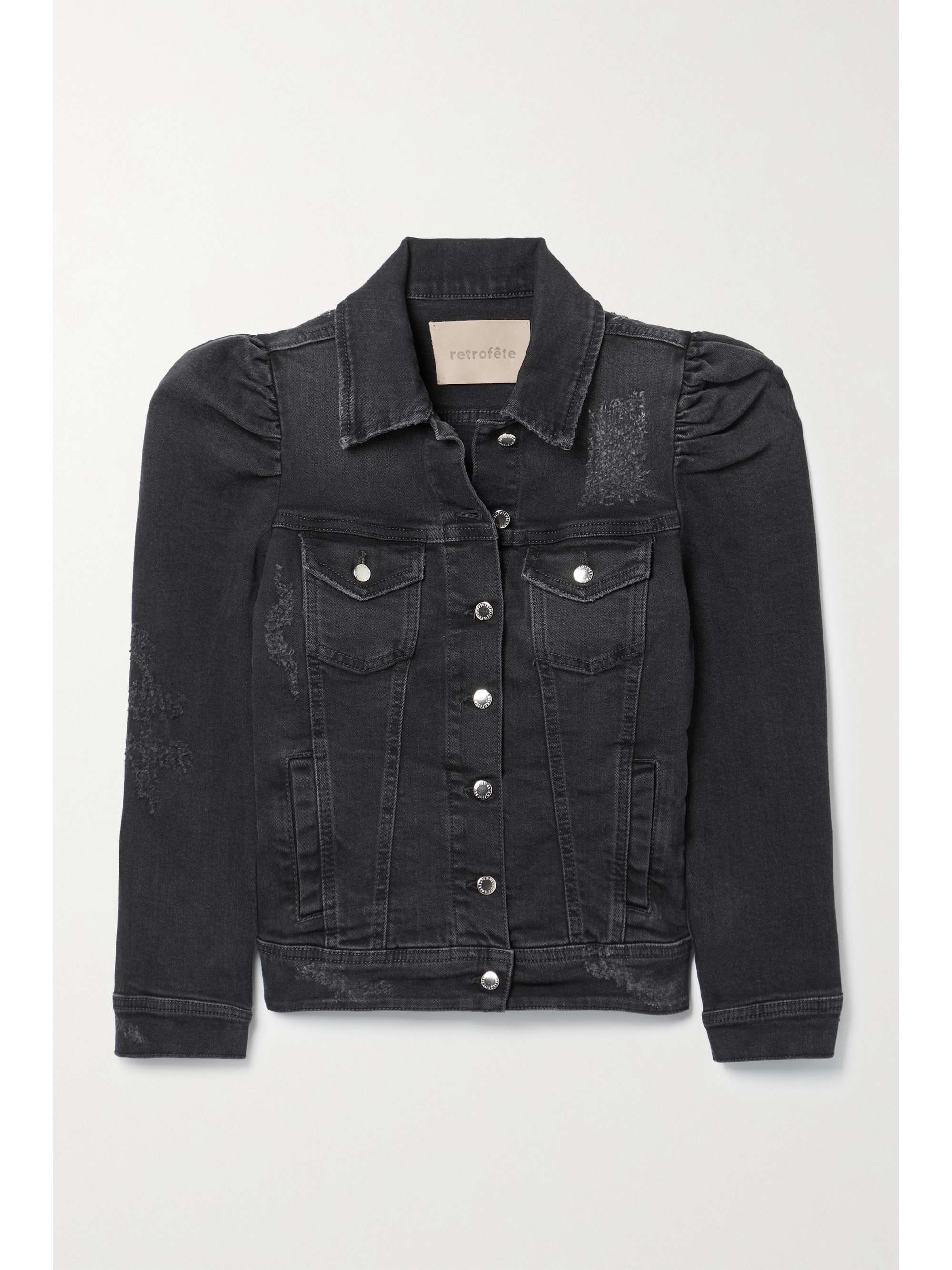 Black Ada distressed denim jacket 