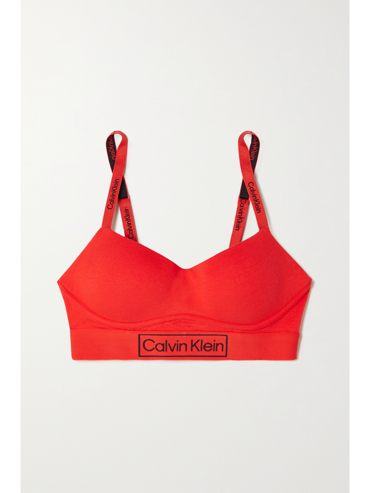 Reimagined Heritage Stretch-cotton Jersey Soft-cup Bra