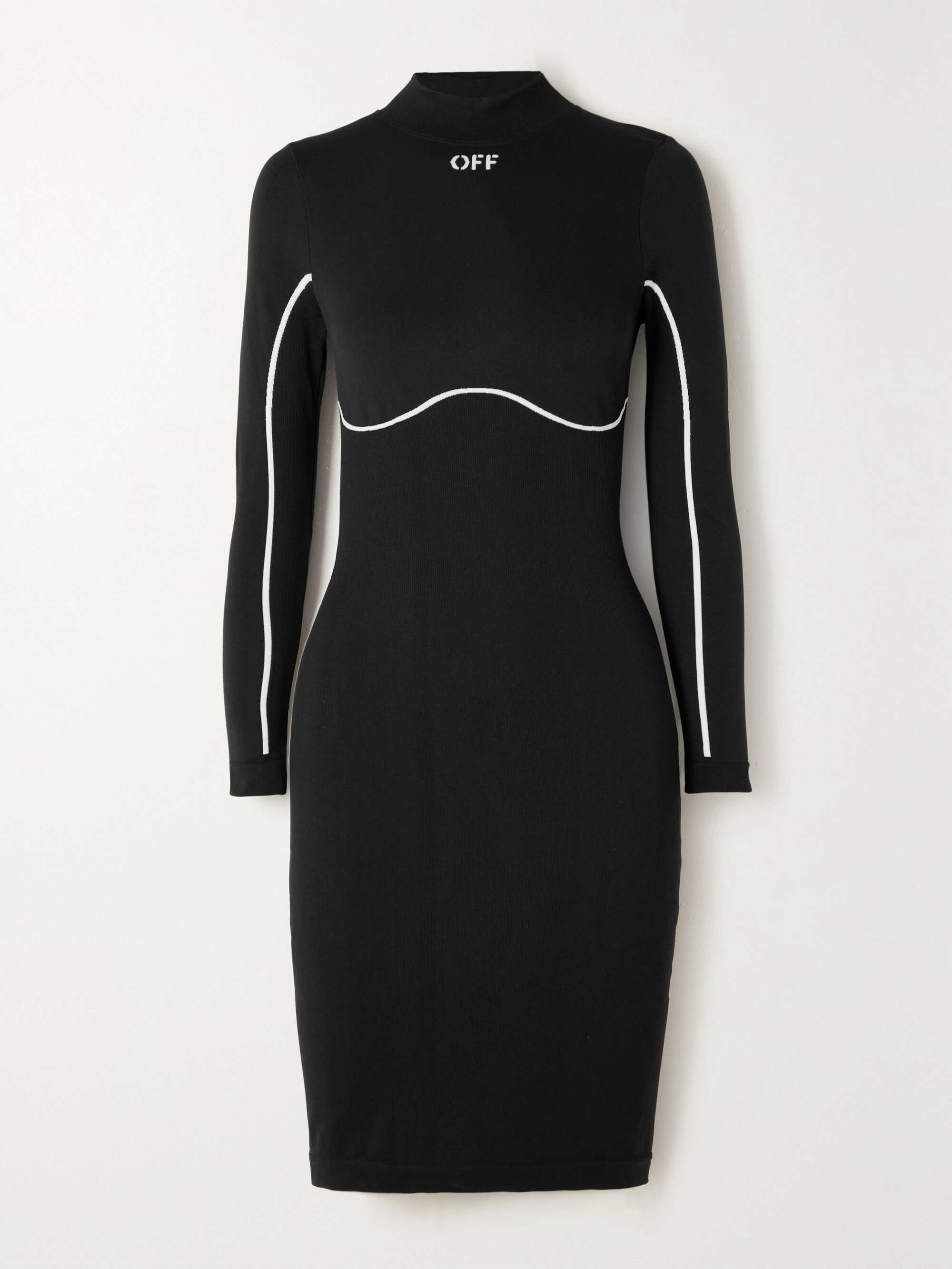 tone stretch-jersey mini dress 